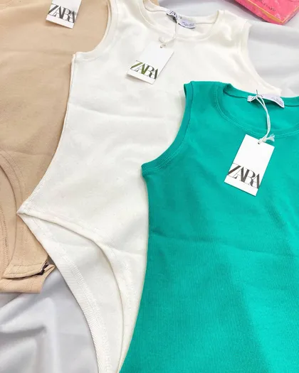 بادی آستین حلقه‌ای zara