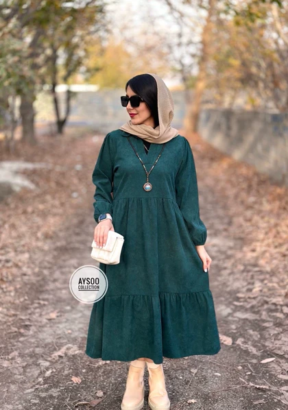 پیراهن مانتویی تانیا