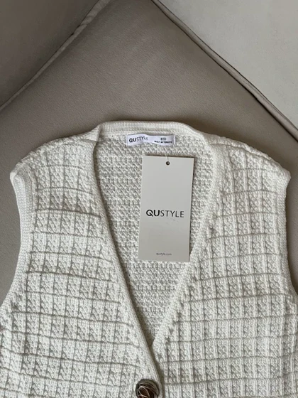 وست بافت ترک QuStyle مشکی کد 295