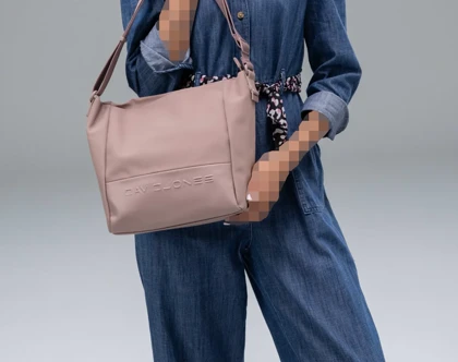 کیف دستی زنانه چرم مصنوعی دسته دار دیوید جونز DAVIDJONES