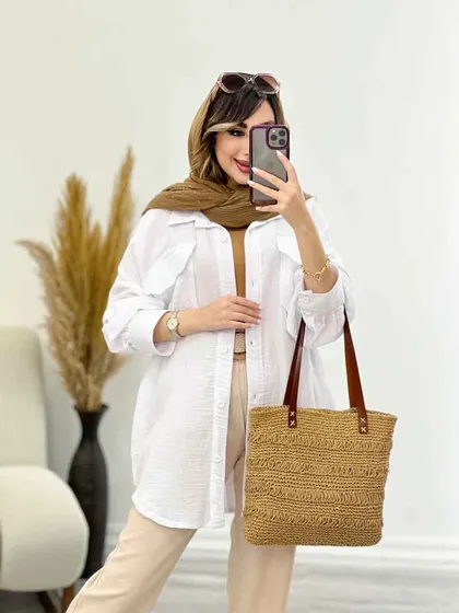 مانتو دو جیب ماهور