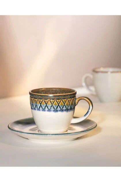 ست فنجان قهوه دو نفره Madame Coco مدل Antique