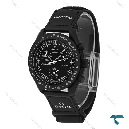 ساعت امگا سواچ ماموریت به ماه فول مشکی جدید Swatch-8320-U