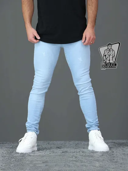شلوار جین آبی یخی DENIM