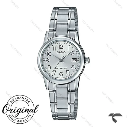 ساعت کاسیو LTP-V002D-7B زنانه نقره ای Casio-10305-L