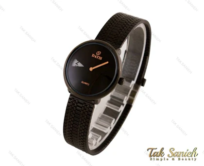 ساعت داتیس زنانه مشکی صفحه مهندسی Datis-3839-L