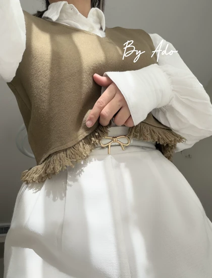 وست پشمی زیتونی 0504