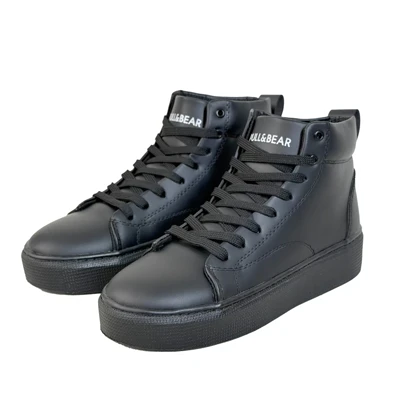 نیم بوت اسپرت مردانه مدل پول اند بیر PULL&BEAR رنگ مشکی کد 51380