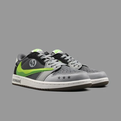 نایکی جردن 1 ساق کوتاه ترویس اسکات هونیگان Nike Jordan 1 Low Travis Scott Hoonigan