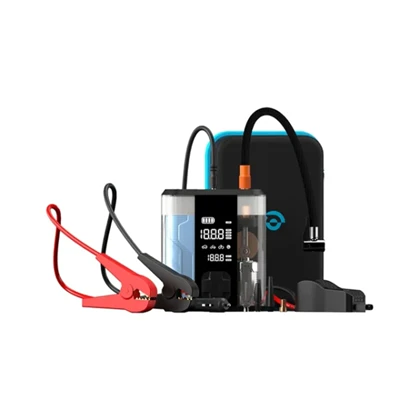 جامپ استارتر و کمپرسور باد پاورولوژی مدل POWEROLOGY JUMP START AIR COMPRESSOR PPBCHA47-TP