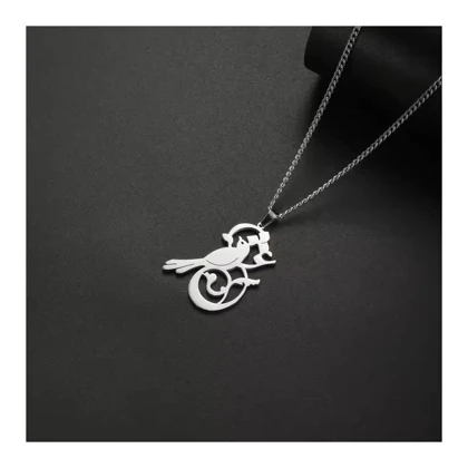 گردنبند پرنده عشق ولنتاین نقره 925