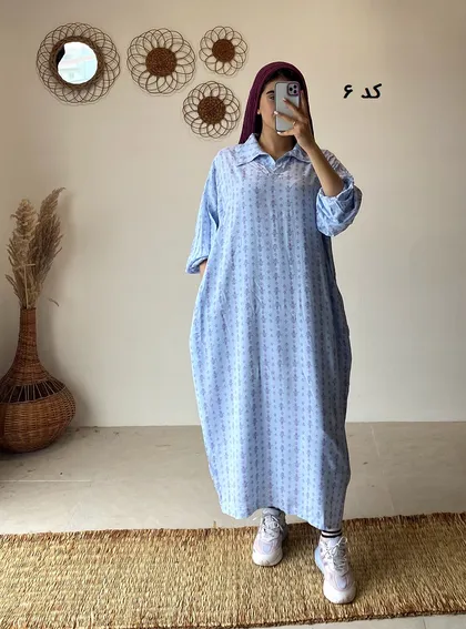 پیراهن نخی هیلدا