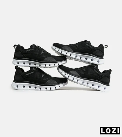 کفش کتانی طبی زنانه و مردانه مشکی SKECHERS element 2.0 مدل 6379