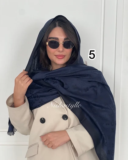 شال کشمیر دو رو ال وی وارداتی