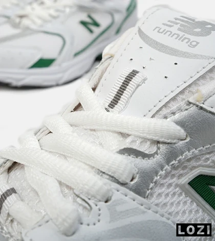 کفش کتانی مردانه و زنانه سفید سبز NEW BALANCE 530