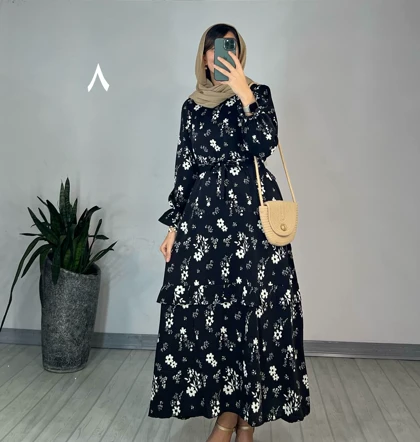 پیراهن مانتویی شکوفه 5