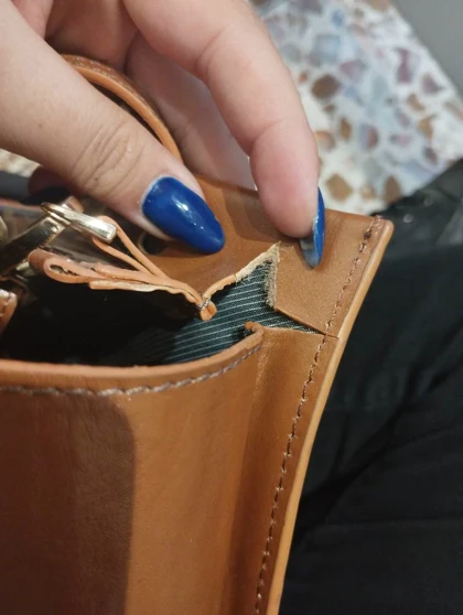 کیف دستی چرم زنانه مدل z060--gb