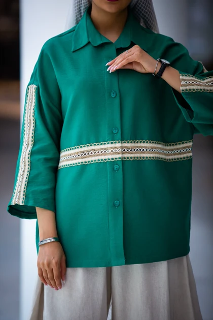 مانتو کرسپو استین خرجکار کرشمه