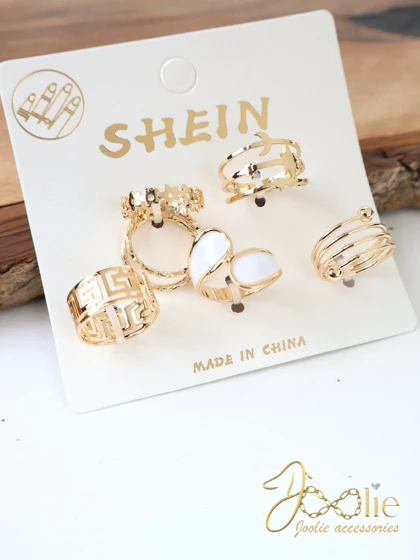 مجموعه 7 عددی انگشتر زنانه کدR4169