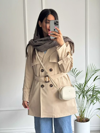 بارانی دو لایه نازلی