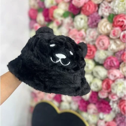 کلاه باکت وارداتی تدی - خرس گوشدار