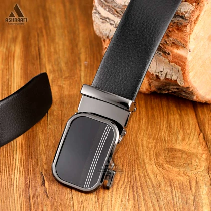 کمربند مردانه ریلی Leather Ratchet Belt BL60