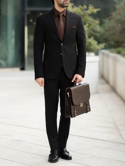 کت دودکمه مشکی کدc212