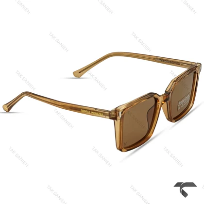 عینک آفتابی جنتل مانستر RE2565-7 عسلی یو وی 400 پلاریزه GentleMonster-9874-U