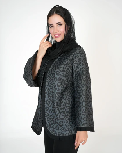 کت فوتر طرح پلنگی زنانه کد 1098 (514)