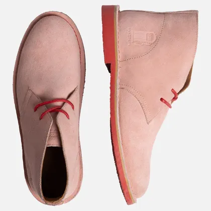 سافاری صورتی قرمز چرک جیر دور قرمز - Safari Veldskoen C Design Dirty Pink Panther/Red S Red Line