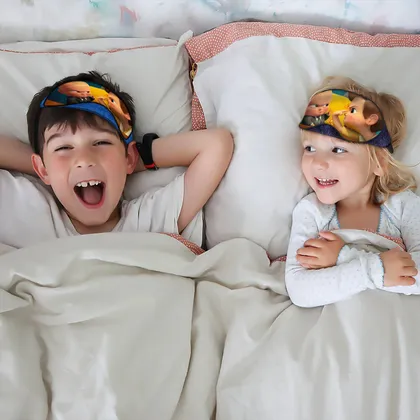 چشم بند بچگانه کاوا ماسک مدل بچه رئیس کد21
