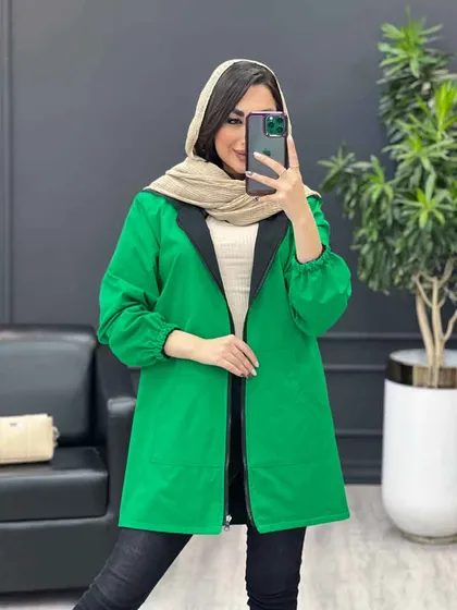 بارانی دورو کمر دار
