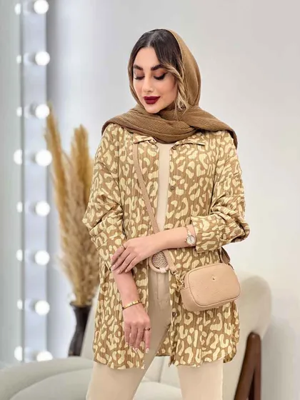 شومیز طرح دار ملودی