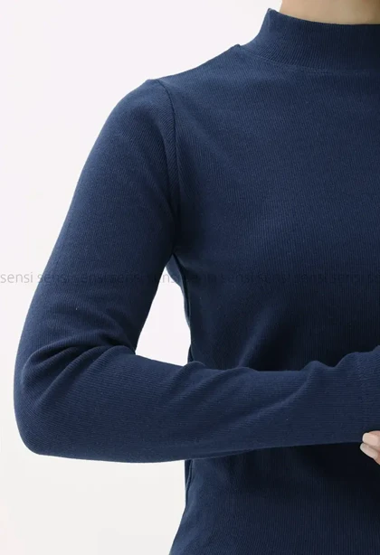 بلوز کبریتی یقه 5سانت کد1004452