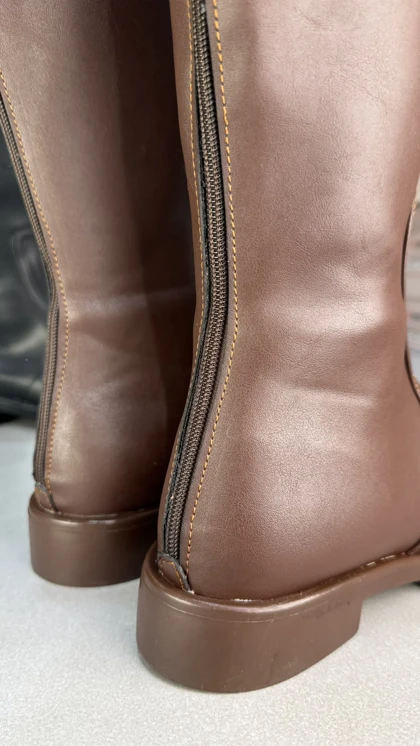 311 - بوت بالا زانو پشت زیپ دو سگگ 311