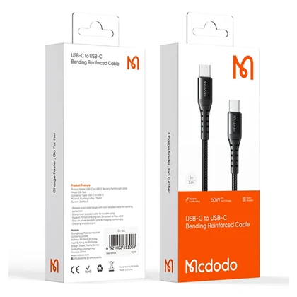 کابل تایپ سی مک دودو Mcdodo مدل CA-5641 توان 60 وات 1 متر