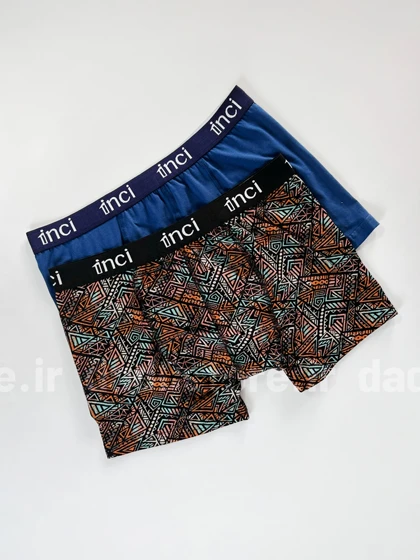 شورت نخ پنبه پادار مردانه اینجی Inci سایز XL