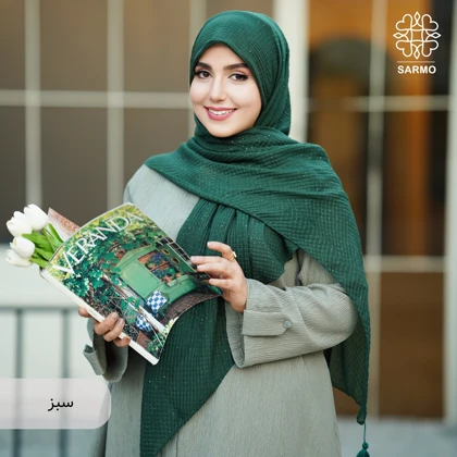 روسری نخ پلیسه شاین