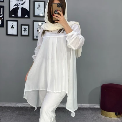 مانتو شومیزی سپیده کد 42605