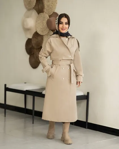 بارانی دوتیکه مدل ساحل کد 2092
