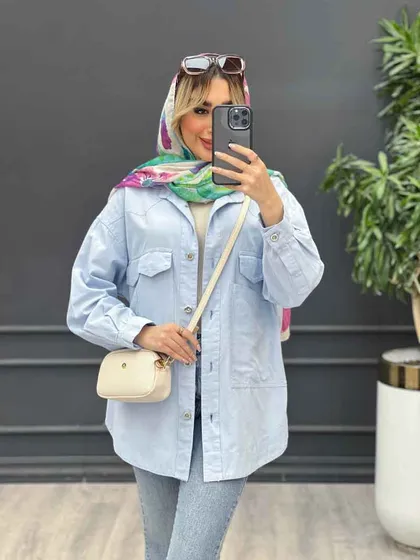 مانتو لینن سه جیب