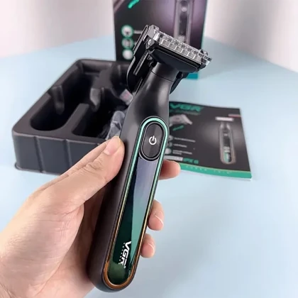 ریش تراش و ماشین اصلاح بدن وی جی آر VGR مدل V-360 ضد آب با نمایشگر