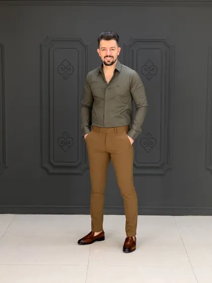 پیراهن 031403 FERAGAMO سبز
