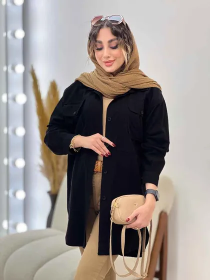 مانتو دو جیب پیله رکسانا
