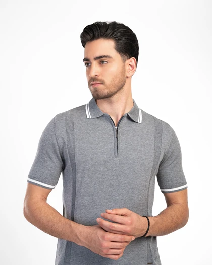 ام کی کالکشن پولو شرت mk-24510-gray