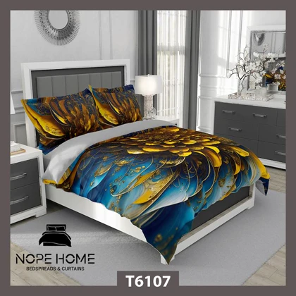 روتختی طرح گل مدرن مدل T6107