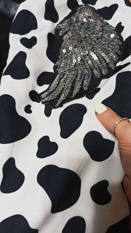 هودی نیم‌تنه کلاهداروشلوارطرح بال فرشته