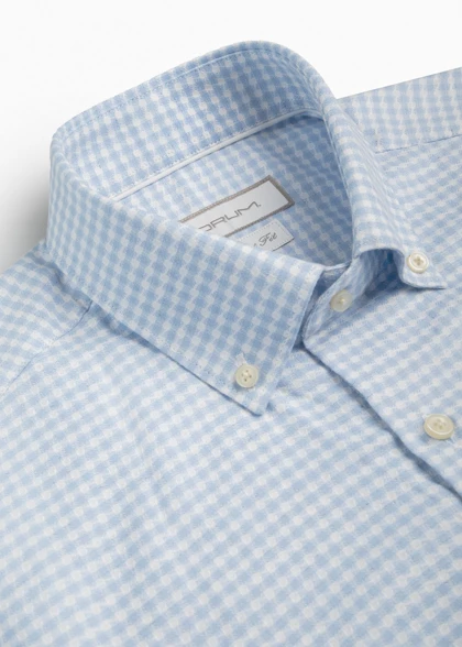 پیراهن طرح دار لینن 2510129