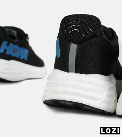کفش کتانی مشکی آبی HOKA
