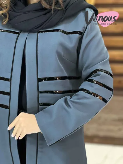 مانتو کتی چرم دوزی